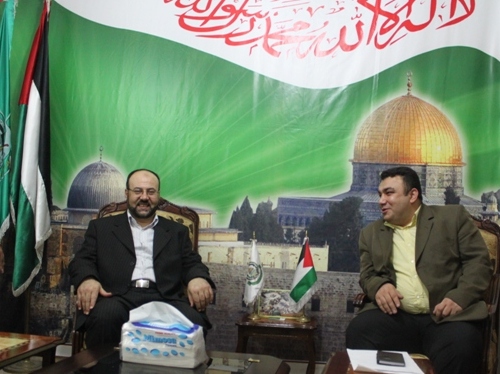ممثل حركة حماس في لبنان يستقبل المدير التنفيذي لـ (راصد)