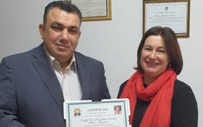 تكريم القاضية خورخولينا أرورتيا- Jorgelina Irurtia في مدينة ألبرتي