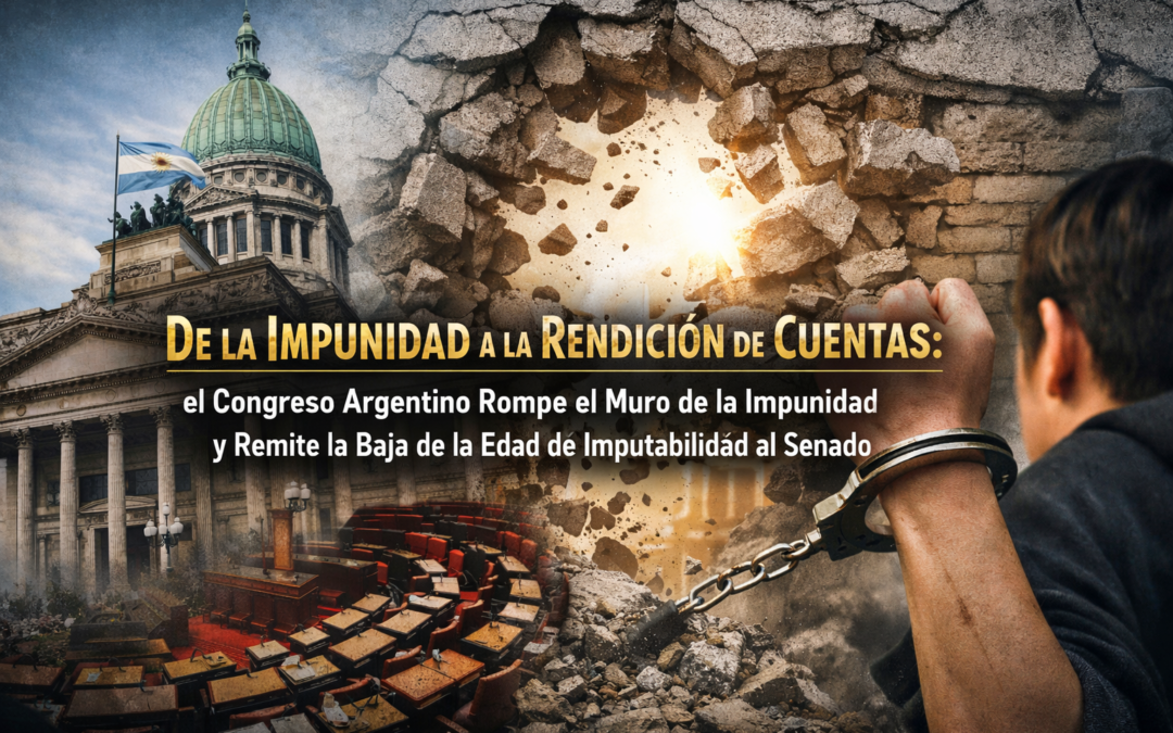 De la Impunidad a la Rendición de Cuentas: el Congreso Argentino Rompe el Muro de la Impunidad y Remite la Baja de la Edad de Imputabilidad al Senado