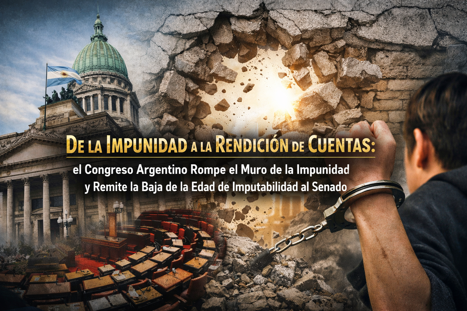 De la Impunidad a la Rendición de Cuentas: el Congreso Argentino Rompe el Muro de la Impunidad y Remite la Baja de la Edad de Imputabilidad al Senado